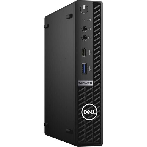 Refurbished Dell OptiPlex 7080 Micro Core i3 3 GHz - SSD 512 GB RAM 16GB Tweedehands