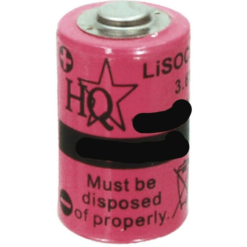 Refurbished ER14250 Lithium batterij, 3.6V / 1200mAh Tweedehands