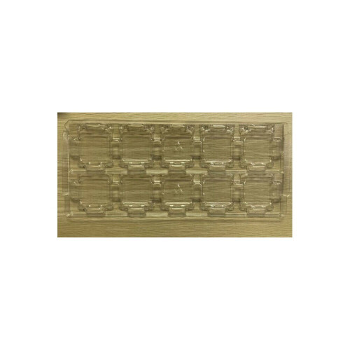 Refurbished ESD Package Tray with Cover Fits 10pcs LGA2011 LGA1366 CPU,Transparent Tweedehands
