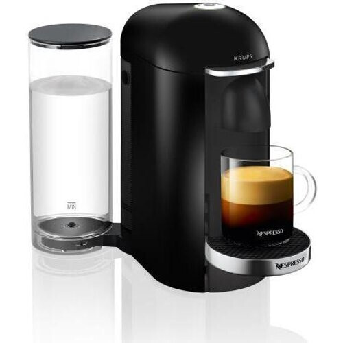 Refurbished Espressomachine gecombineerd Compatibele Nespresso Krups Vertuo Plus GCB2 1,7000L - Zwart Tweedehands