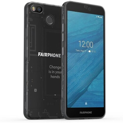 Refurbished Fairphone 3 64GB - Zwart - Simlockvrij - Dual-SIM Tweedehands