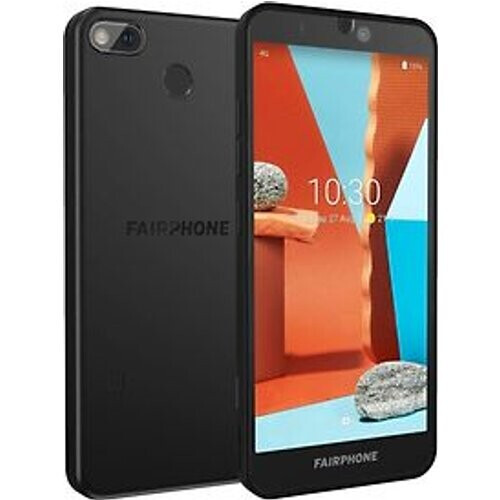 Refurbished Fairphone 3 Plus Dual SIM 64GB zwart Tweedehands