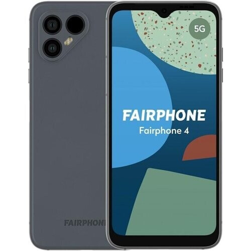 Refurbished Fairphone 4 128GB - Grijs - Simlockvrij - Dual-SIM Tweedehands