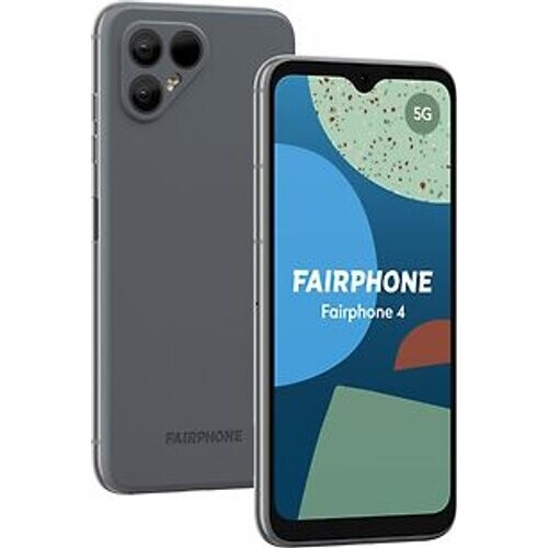 Refurbished Fairphone 4 Dual SIM 128GB grijs Tweedehands
