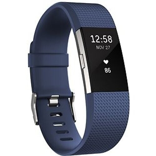 Refurbished Fitbit Charge 2 Large blauw Tweedehands