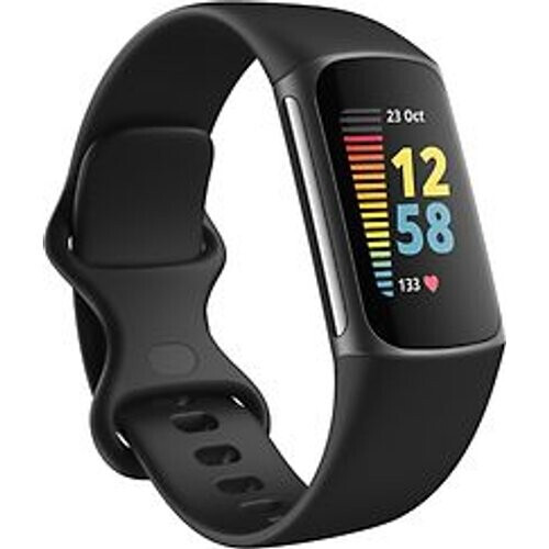 Refurbished Fitbit Charge 5 zwart Tweedehands