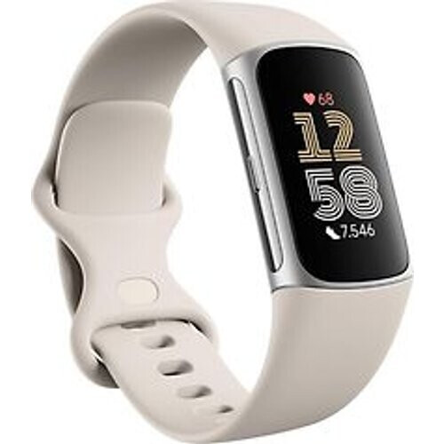Refurbished Fitbit Charge 6 porselein Tweedehands