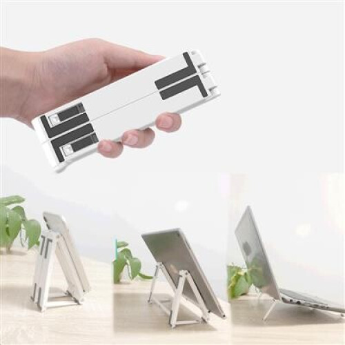 Refurbished Foldable Aluminium stand for Tablet, Laptop and Phone Tweedehands