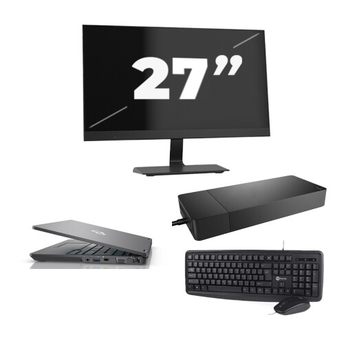 Refurbished Fujitsu LIFEBOOK U7311 - Intel Core i5-11e Generatie - 13 inch - 8GB RAM - 256GB SSD - Windows 11 Home + 1x 27 inch Monitor Tweedehands