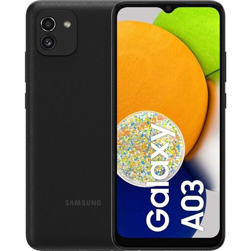 Refurbished Galaxy A03 64GB - Zwart - Simlockvrij - Dubbele simkaart Tweedehands