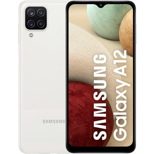 Refurbished Galaxy A12 64GB - Wit - Simlockvrij Tweedehands