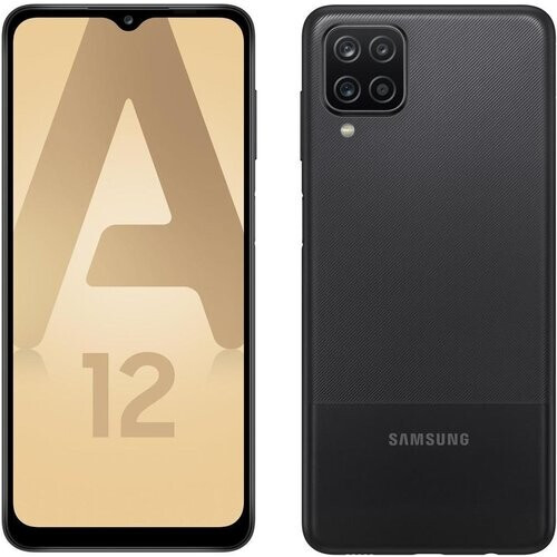 Refurbished Galaxy A12s 128GB - Zwart - Simlockvrij - Dubbele simkaart Tweedehands