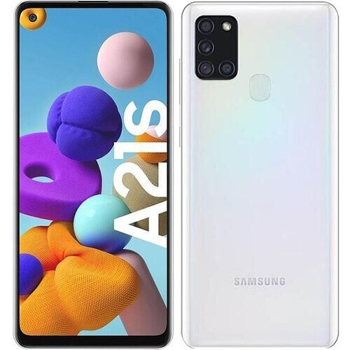 Refurbished Galaxy A21s 32GB - Wit - Simlockvrij - Dubbele simkaart Tweedehands