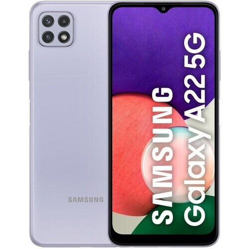 Refurbished Galaxy A22 5G 128GB - Paars - Simlockvrij - Dubbele simkaart Tweedehands