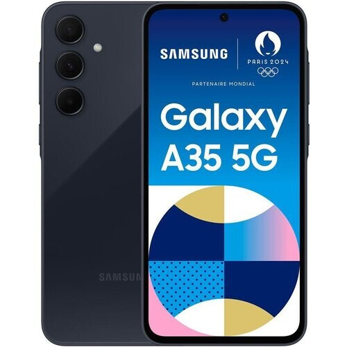 Refurbished Galaxy A35 256GB - Donkerblauw - Simlockvrij - Dubbele simkaart Tweedehands