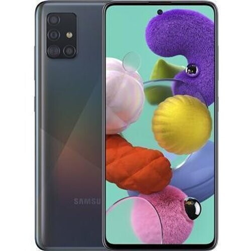 Refurbished Galaxy A51 128GB - Zwart - Simlockvrij - Dubbele simkaart Tweedehands