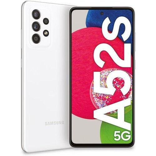 Refurbished Galaxy A52s 5G 128GB - Wit - Simlockvrij - Dubbele simkaart Tweedehands