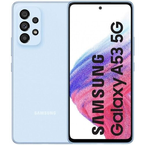 Refurbished Galaxy A53 5G 128GB - Blauw - Simlockvrij - Dubbele simkaart Tweedehands