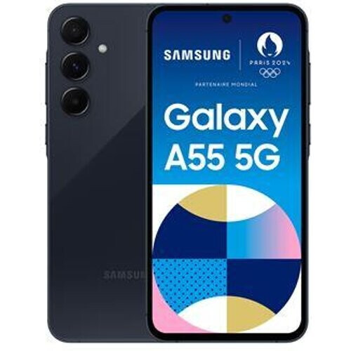 Refurbished Galaxy A55 128GB - Donkerblauw - Simlockvrij - Dual-SIM Tweedehands