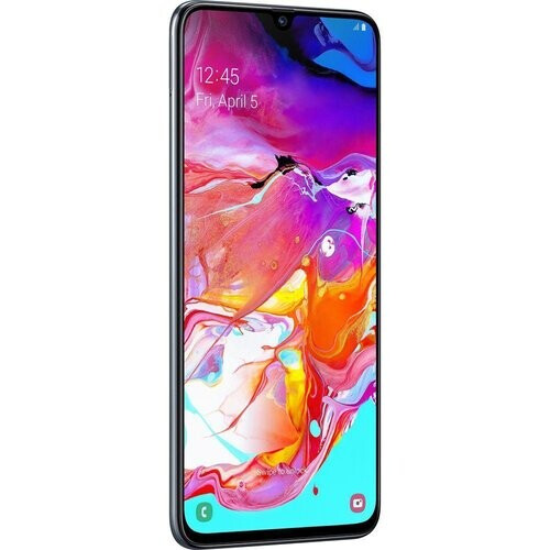 Refurbished Galaxy A70 128GB - Zwart - Simlockvrij - Dubbele simkaart Tweedehands