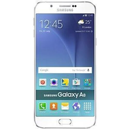 Refurbished Galaxy A8 32GB - Wit - Simlockvrij - Dubbele simkaart Tweedehands