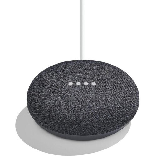 Refurbished Google Home Mini Speaker Bluetooth - Houtskool zwart Tweedehands