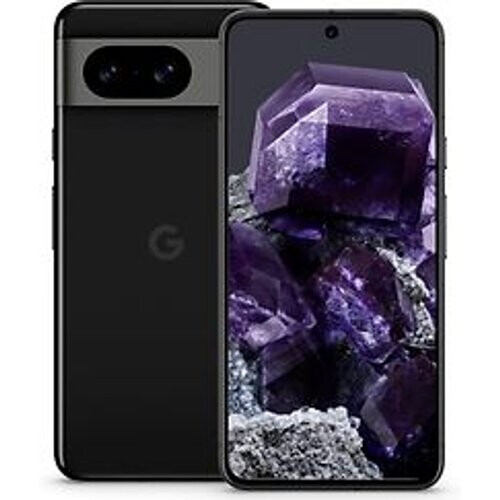 Refurbished Google Pixel 8 Dual SIM 256GB obsidiaan Tweedehands