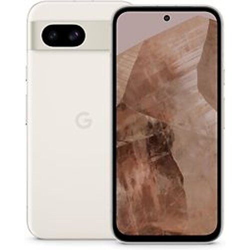 Refurbished Google Pixel 8a Dual SIM 128GB porcelain Tweedehands