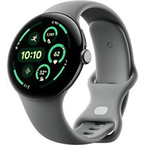 Refurbished Google Pixel Watch 3 45 mm mathazelaar op sportbandje hazelaar [wifi + 4G] Tweedehands