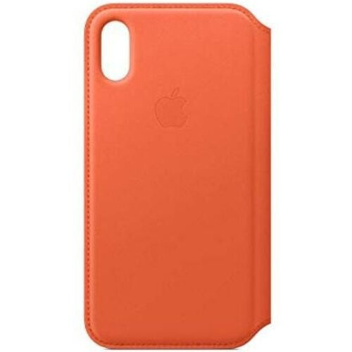 Refurbished Hoesje iPhone XS Max - Kunststof - Oranje Tweedehands