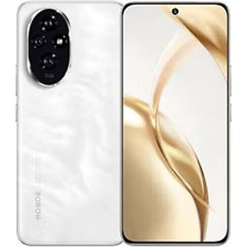 Refurbished Honor 200 Pro Dual SIM 512GB moonlight white Tweedehands