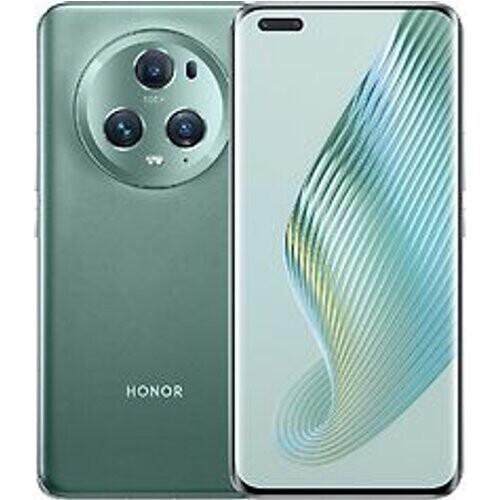Refurbished Honor Magic5 Pro Dual SIM 512GB meadow green Tweedehands