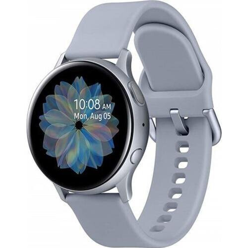 Refurbished Horloges Cardio GPS Samsung Galaxy Watch Active 2 44 mm - Zilver Tweedehands
