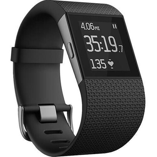 Refurbished Horloges Fitbit Cardio GPS Surge - Zwart Tweedehands