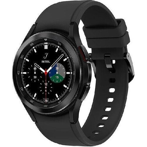 Refurbished Horloges Samsung Cardio GPS Galaxy Watch 4 Classic 42mm LTE - Zwart Tweedehands