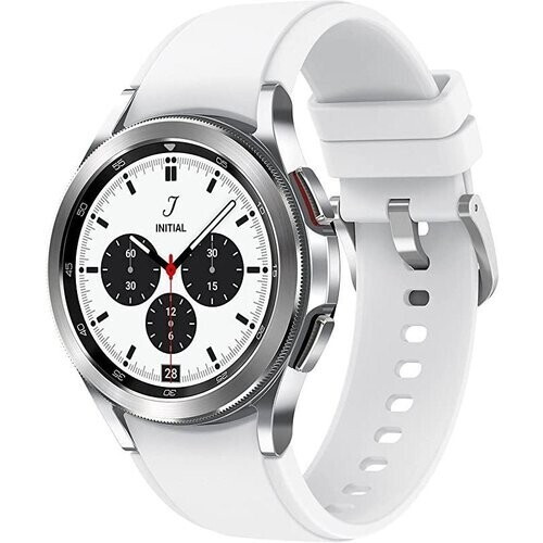 Refurbished Horloges Samsung Cardio GPS Galaxy Watch 4 Classic - Zilver Tweedehands