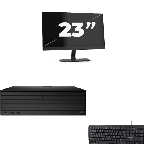 Refurbished HP Engage Flex Pro SFF - Intel Core i5-8e Generatie - 8GB RAM - 256GB SSD - Windows 11 + 1x 23 inch Monitor Tweedehands