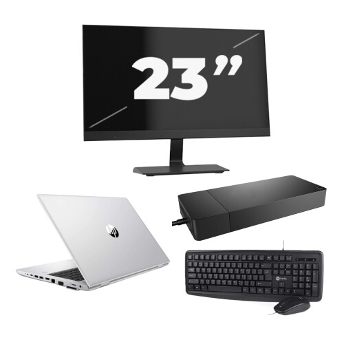 Refurbished HP ProBook 430 G8 - Intel Core i5-11e Generatie - 13 inch - 8GB RAM - 256GB SSD - Windows 11 Home + 1x 23 inch Monitor Tweedehands