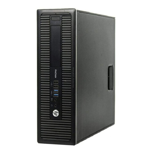 Refurbished HP ProDesk 600 G1 SFF - Intel Core i3-4e Generatie - 8GB RAM - 120GB SSD - Windows 10 Tweedehands