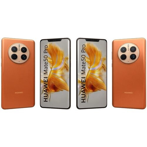 Refurbished Huawei Mate 50 Pro 512GB - Oranje - Simlockvrij - Dual-SIM Tweedehands