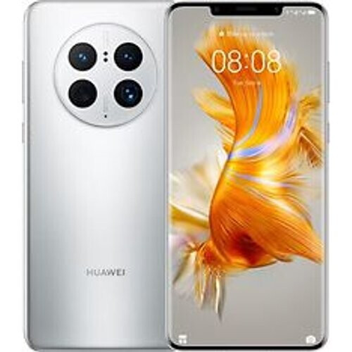 Refurbished Huawei Mate 50 Pro Dual SIM 256GB zilver Tweedehands