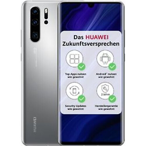 Refurbished Huawei P30 Pro Dual SIM 256GB [Nieuwe editie] zilver Tweedehands