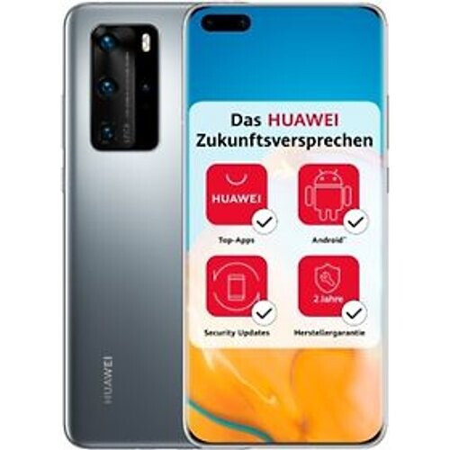 Refurbished Huawei P40 Pro Dual SIM 256GB zilver Tweedehands