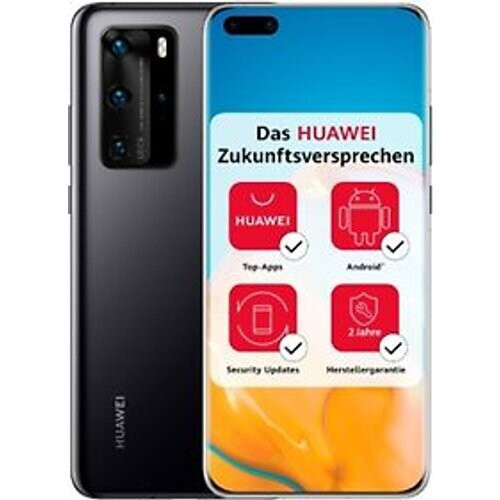 Refurbished Huawei P40 Pro Dual SIM 256GB zwart Tweedehands