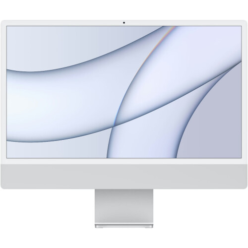 Refurbished iMac 24 inch M1 8 GB 512 GB SSD Zilver Als nieuw Tweedehands