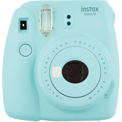 Refurbished Instant camera Instax Mini 9 - IJsblauw (Ice blue) + Fujifilm Instax Lens 60mm f/12.7 f/12.7 Tweedehands