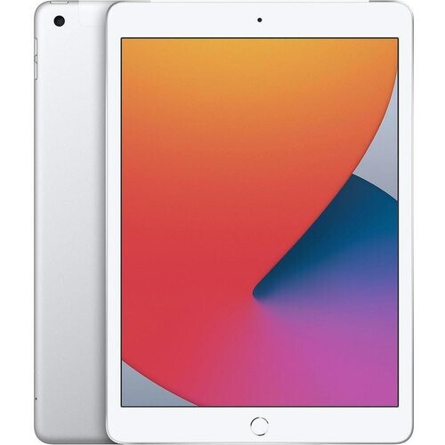 Refurbished iPad 10.2 (2020) 8e generatie 128 Go - WiFi + 4G - Zilver Tweedehands