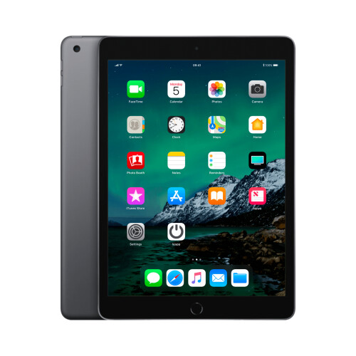 Refurbished iPad 2019 128 GB 4G Space Gray Licht gebruikt Tweedehands