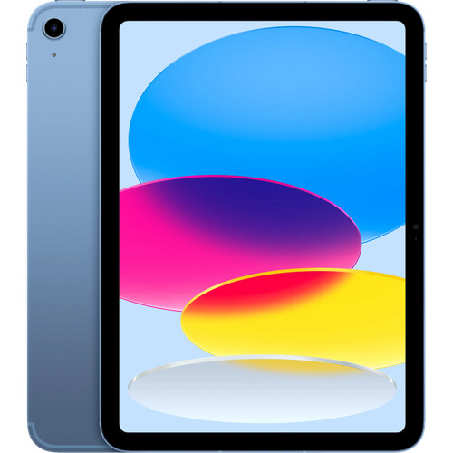 Refurbished iPad (2022) 256GB Wifi + 5G Blauw (Zo goed als nieuw) Tweedehands