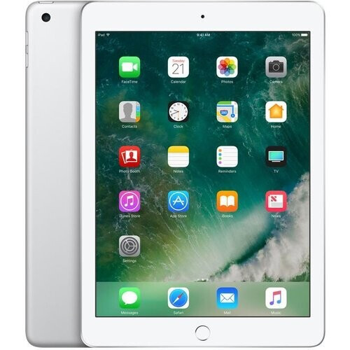 Refurbished iPad 9.7 (2018) 6e generatie 32 Go - WiFi + 4G - Zilver Tweedehands